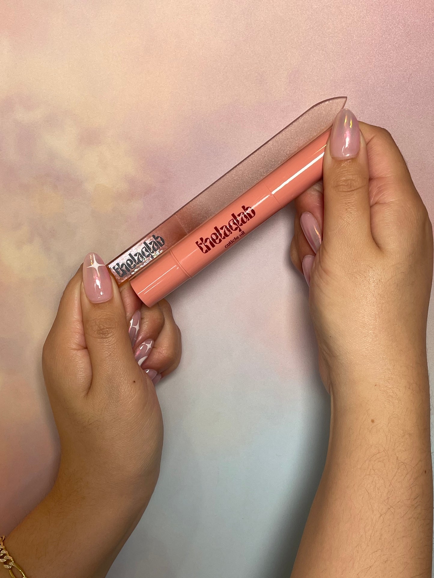CRYSTAL NAIL FILE & CUTICLE PEN COMBO