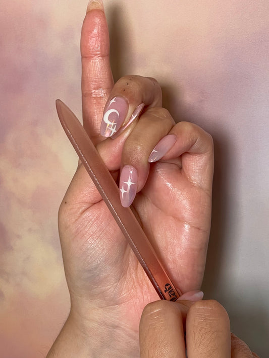 CRYSTAL NAIL FILE & CUTICLE PEN COMBO